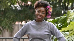 Dr Alinane smiling
